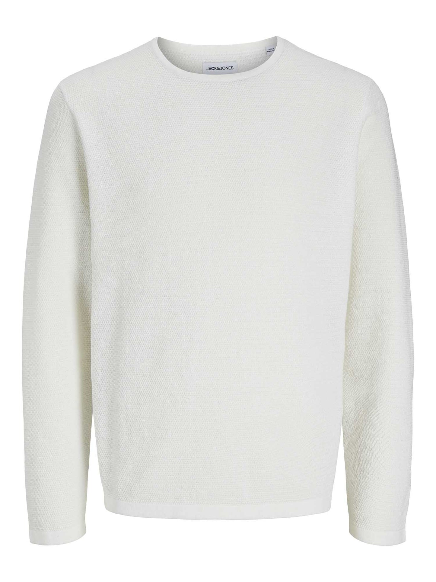 PULLOVER GEORGE JACK&JONES DA UOMO PANNA