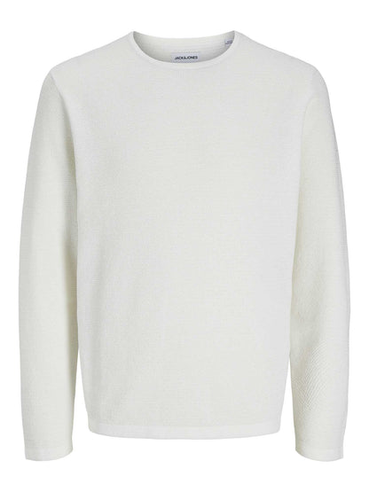 PULLOVER GEORGE JACK&JONES DA UOMO PANNA