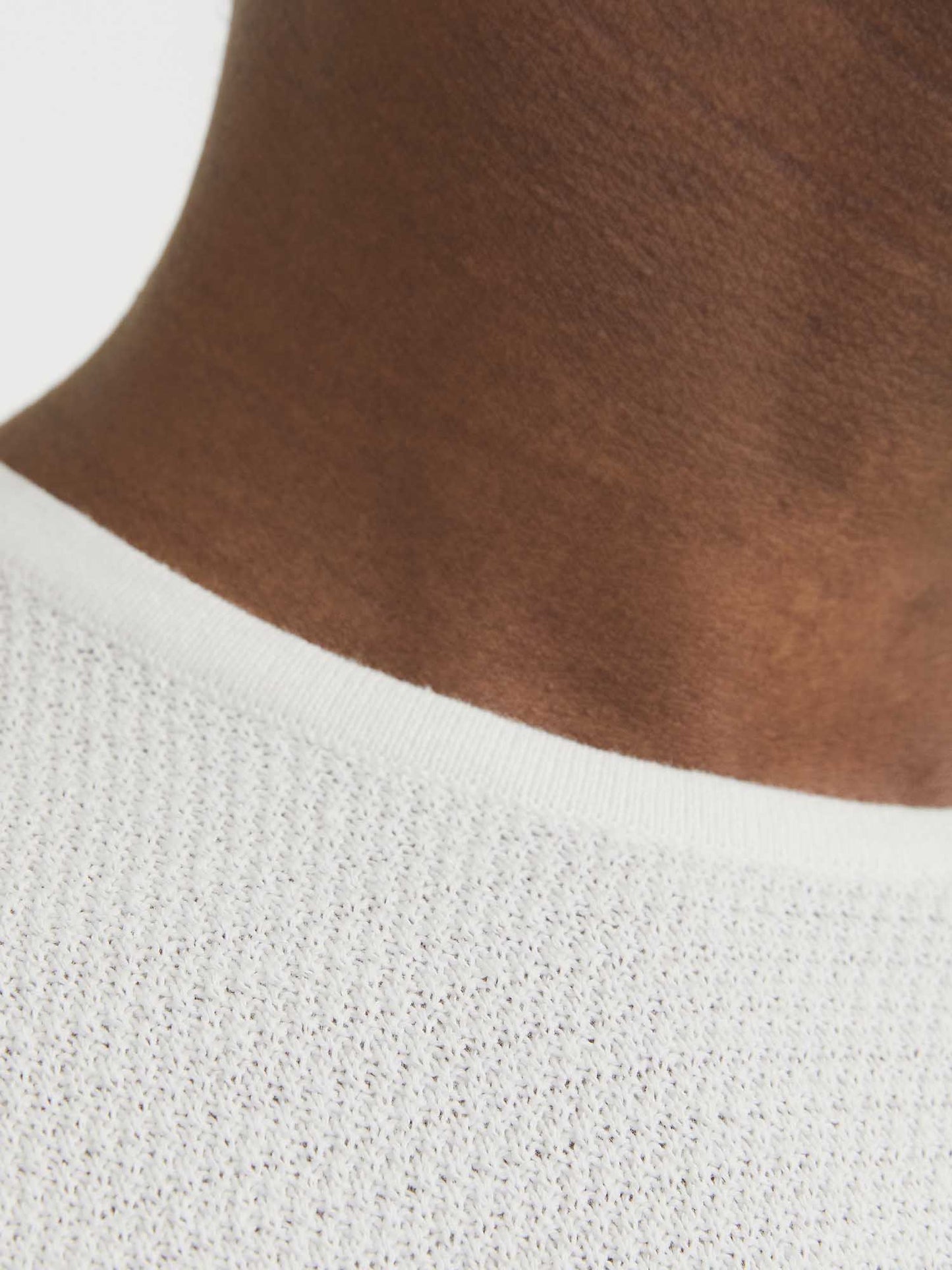 PULLOVER GEORGE JACK&JONES DA UOMO PANNA
