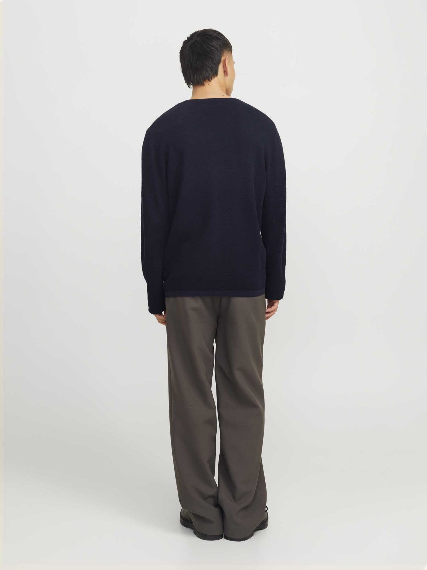 PULLOVER GEORGE JACK&JONES DA UOMO BLU