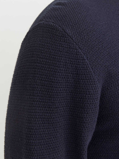 PULLOVER GEORGE JACK&JONES DA UOMO BLU
