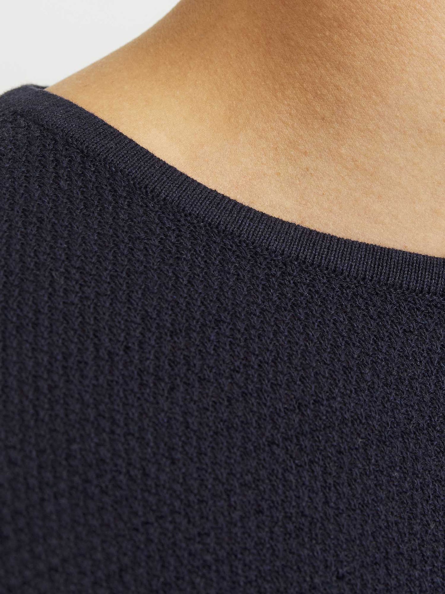 PULLOVER GEORGE JACK&JONES DA UOMO BLU
