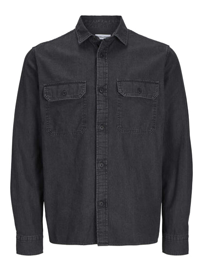 CAMICIA TRAVIS JACK&JONES DA UOMO NERO