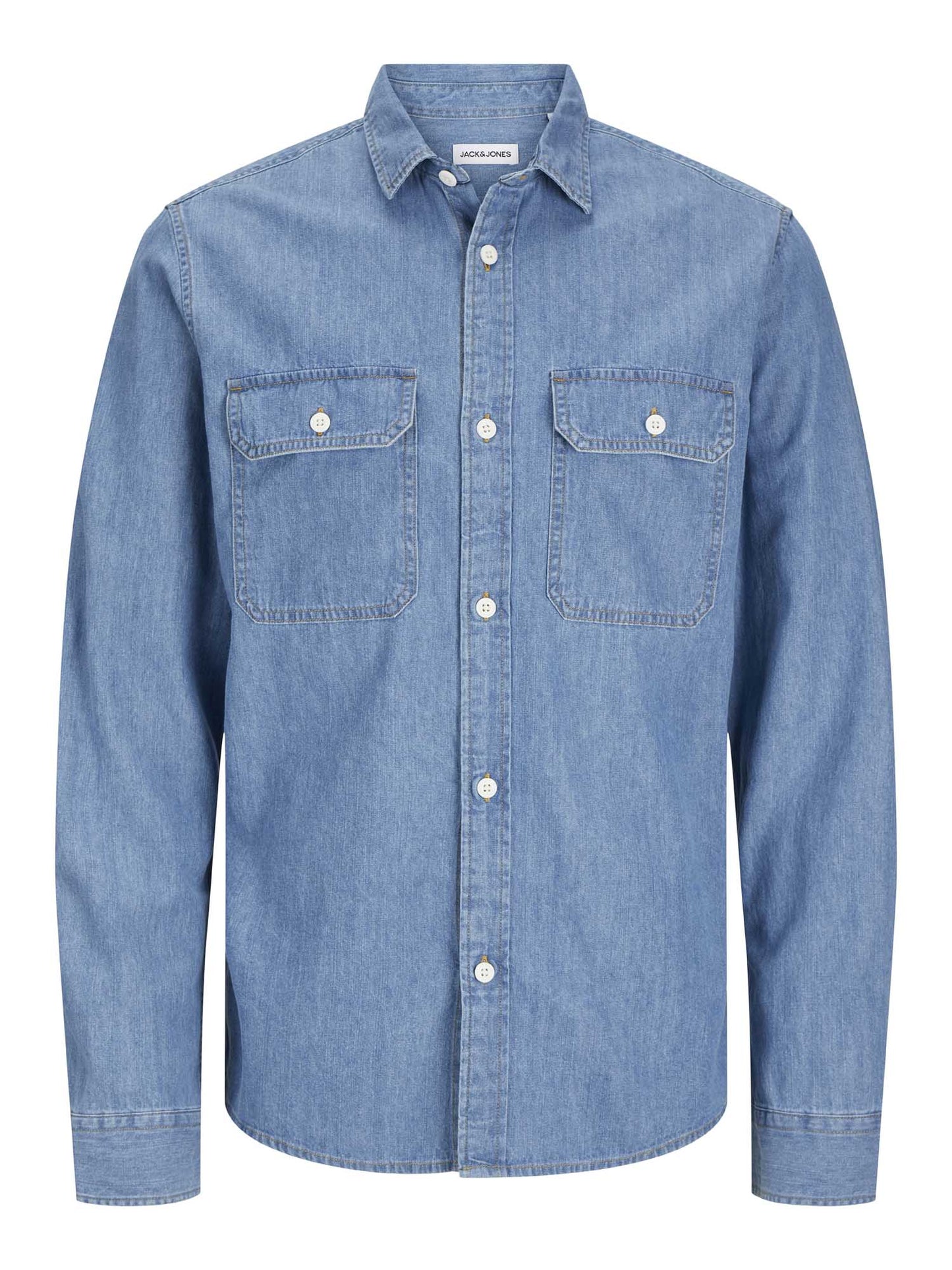 CAMICIA TRAVIS JACK&JONES DA UOMO JEANS CHIARO