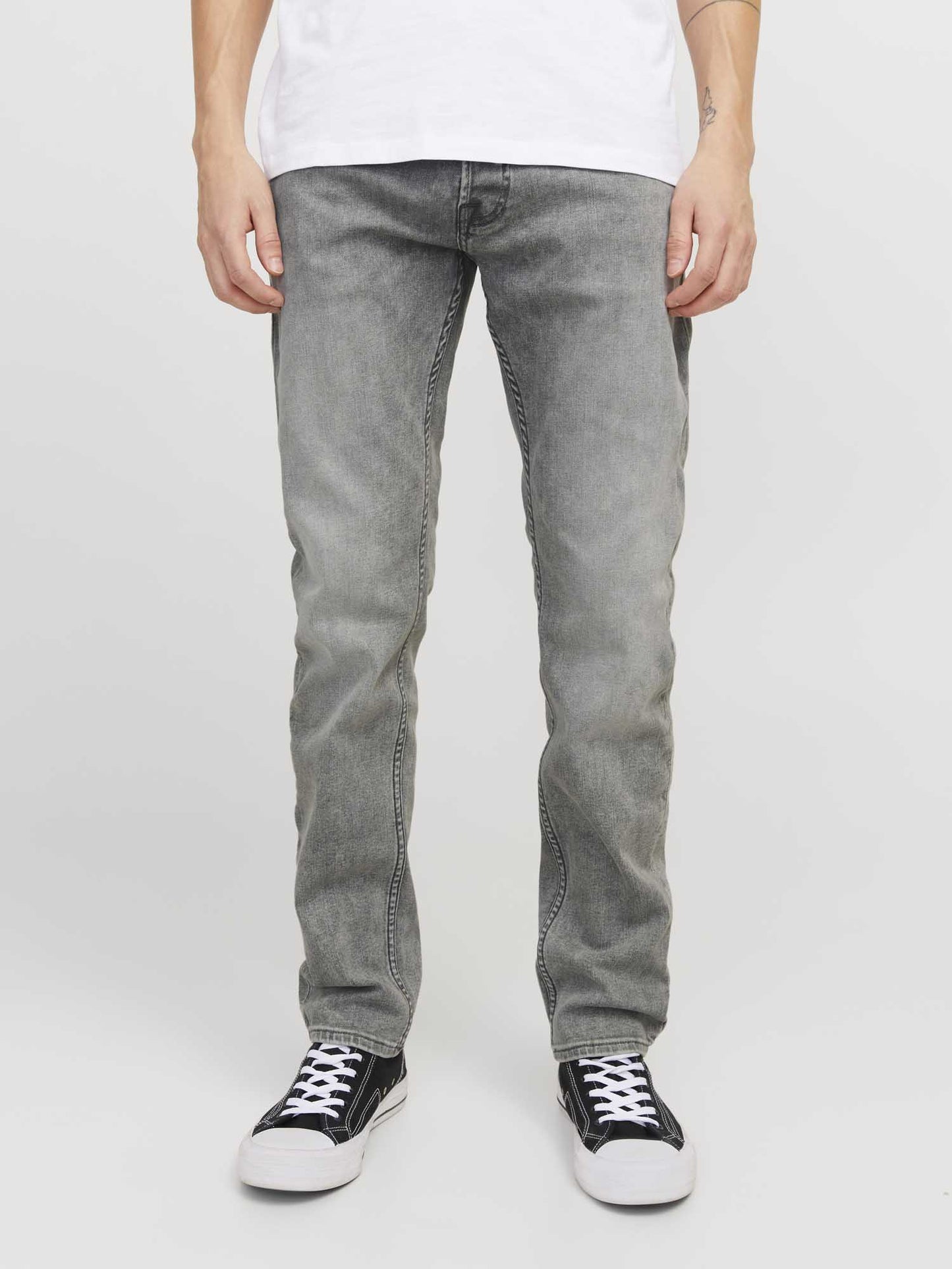JEANS ORIGINAL GLENN JACK&JONES DA UOMO GRIGIO