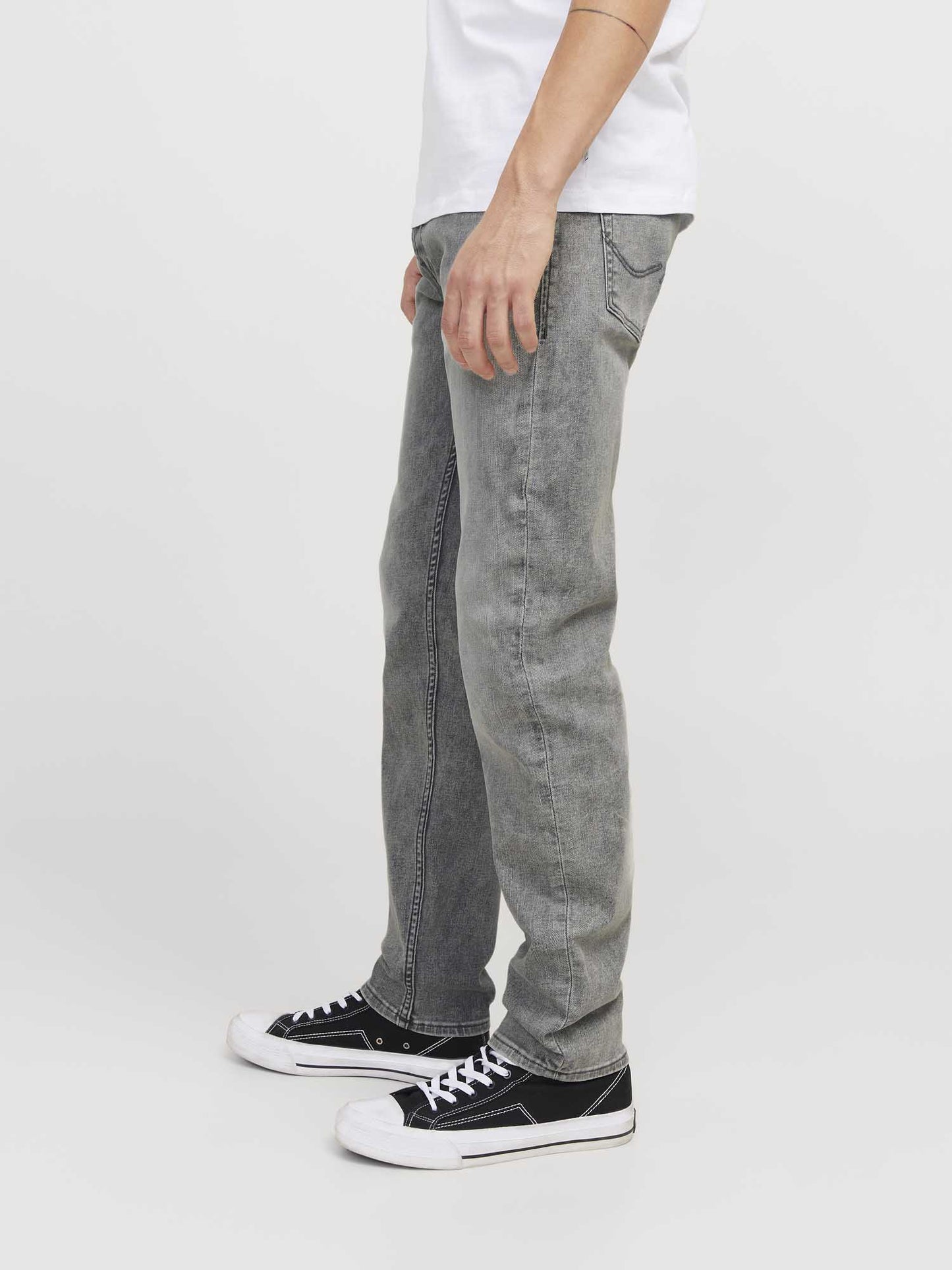 JEANS ORIGINAL GLENN JACK&JONES DA UOMO GRIGIO