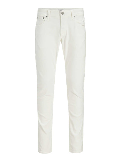 JEANS GLENN JACK&JONES DA UOMO BIANCO