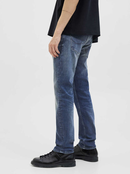 JEANS SLIM ORIGINAL JACK&JONES DA UOMO DENIM BLU SCURO
