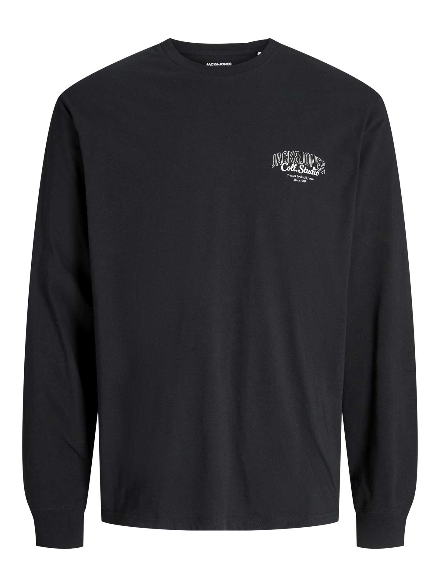 FELPA GIROCOLLO MAKOTO JACK&JONES DA UOMO NERO