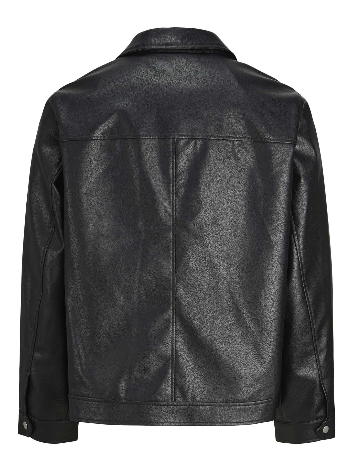 GIACCA IN ECOPELLE JACK&JONES DA RAGAZZO NERO