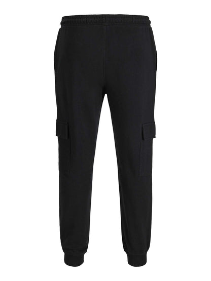 PANTALONE SPORTIVO CARGO JACK&JONES DA RAGAZZO NERO