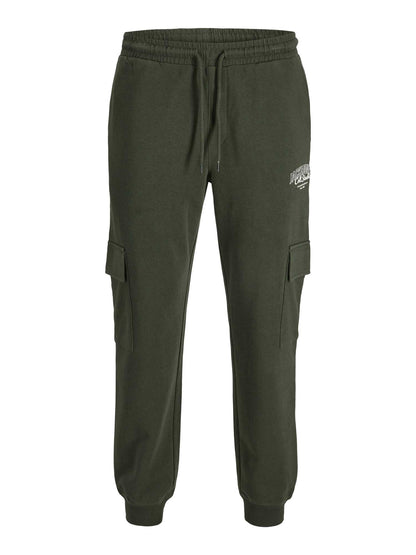 PANTALONE SPORTIVO CARGO JACK&JONES DA RAGAZZO VERDE