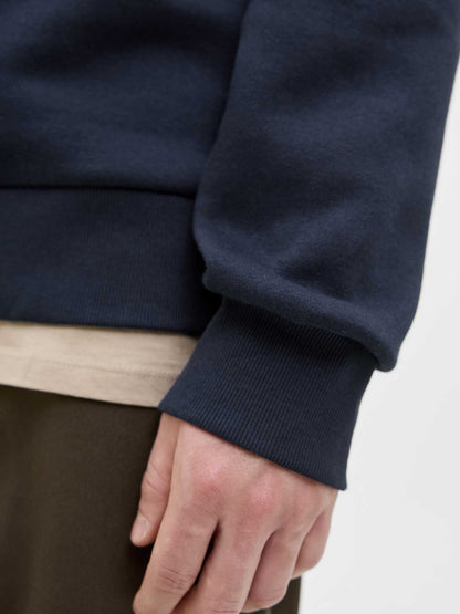 FELPA CON STAMPA LOGO JACK&JONES DA RAGAZZO BLU