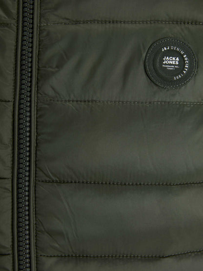 GILET IMBOTTITO BRADLEY JACK&JONES DA RAGAZZO VERDE