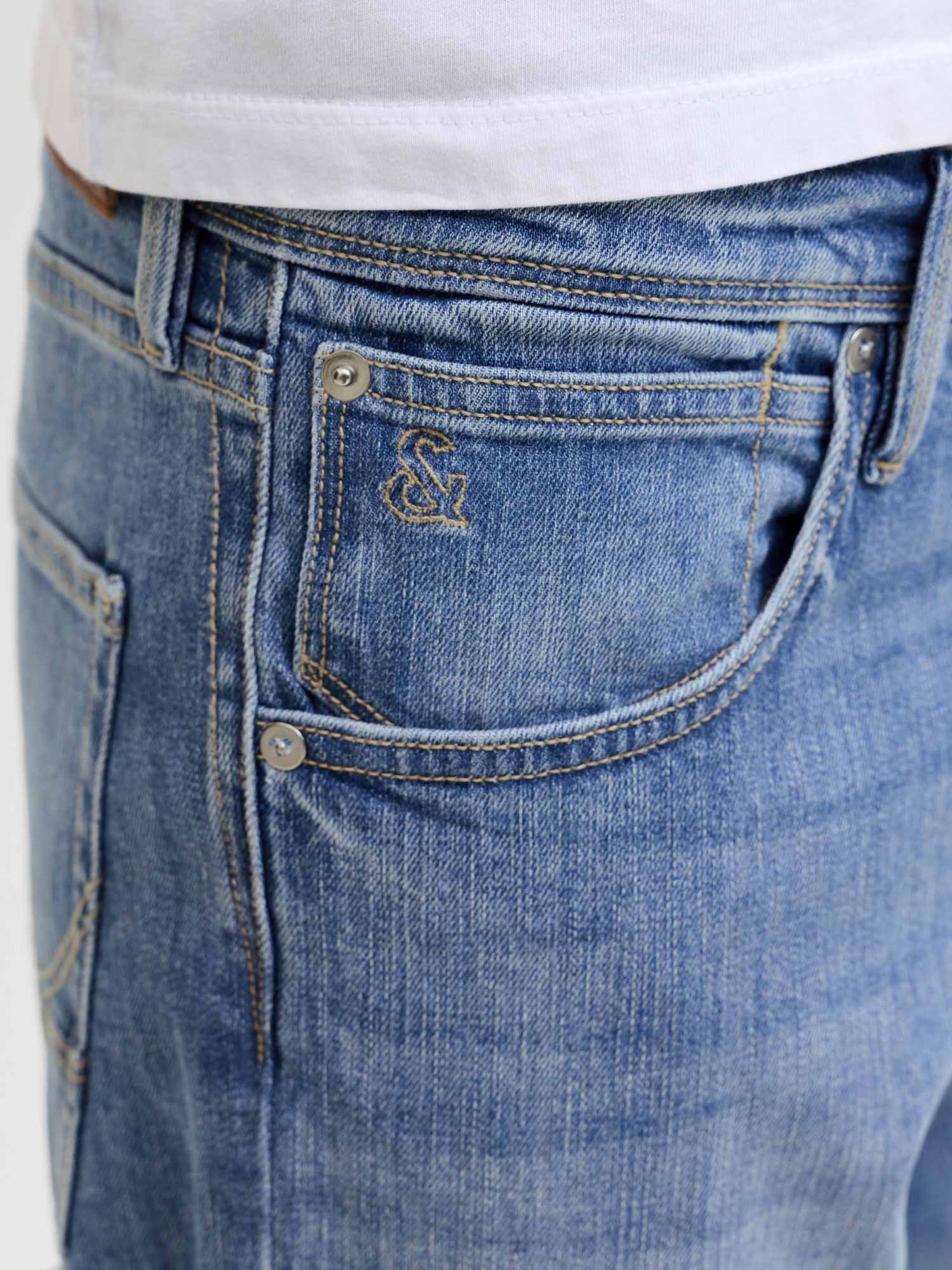 Jeans Mike di Jack&Jones da uomo in denim blu