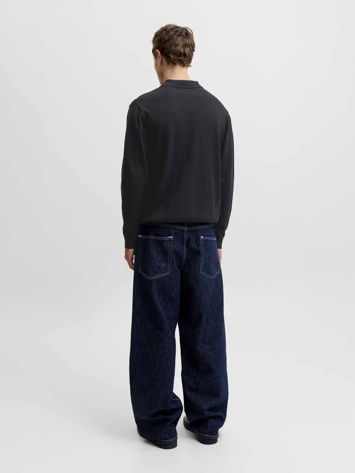 Jack&Jones Basic, maglia da uomo nera