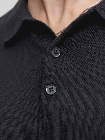 Jack&Jones Basic, maglia da uomo nera