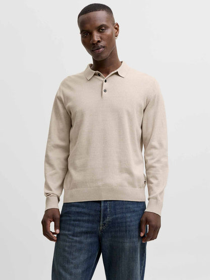 Jack&Jones Basic, maglia da uomo panna