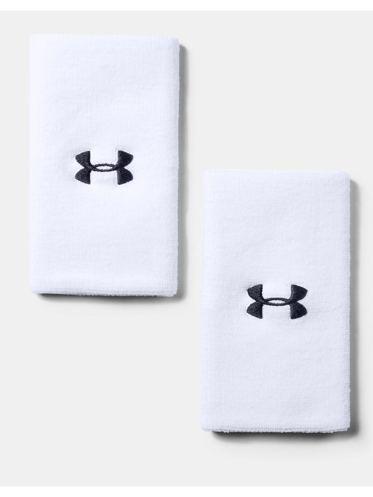 Under Armour Perform, fasce da polso sportive unisex adulte bianche
