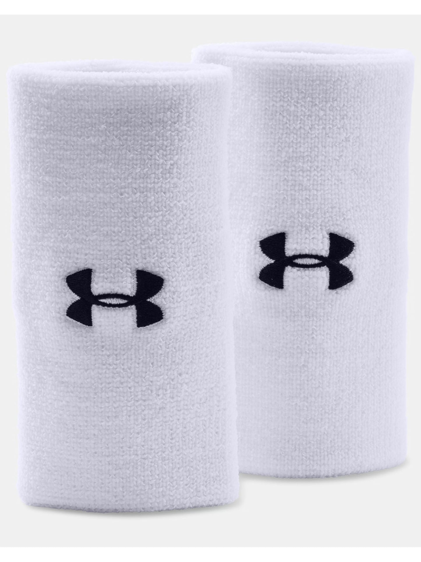 Under Armour Perform, fasce da polso sportive unisex adulte bianche