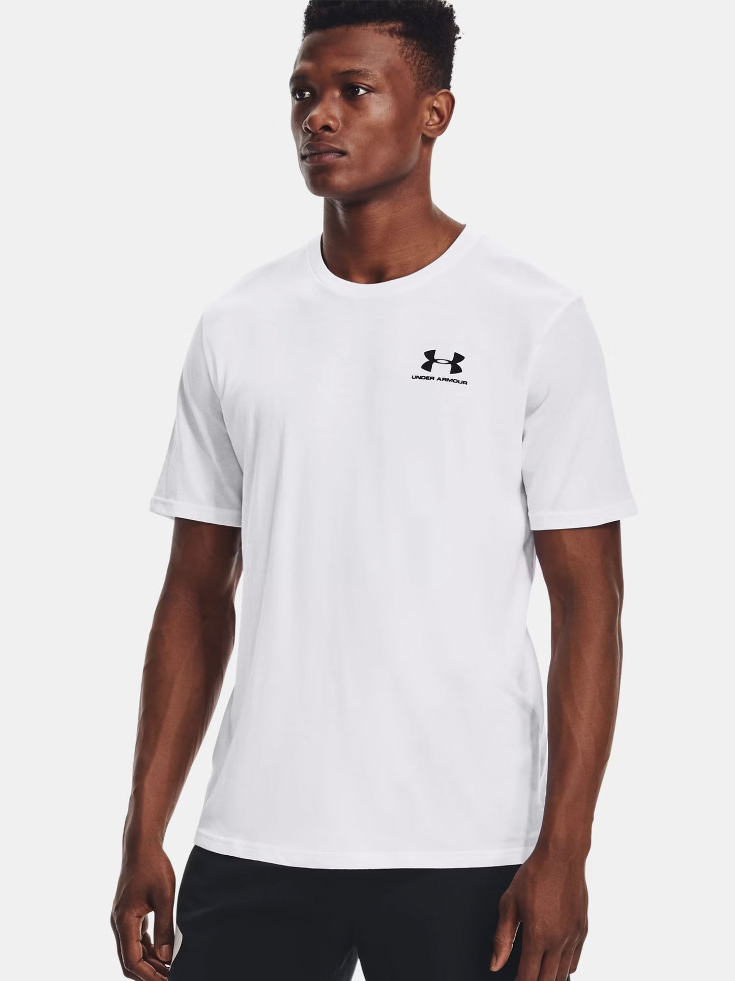 T-SHIRT LOGO UNDER ARMOUR DA UOMO BIANCO