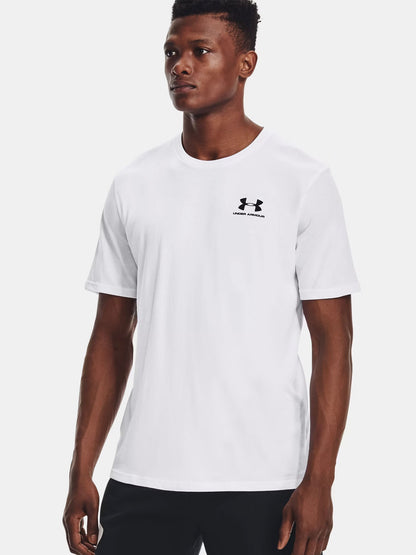 T-SHIRT LOGO UNDER ARMOUR DA UOMO BIANCO