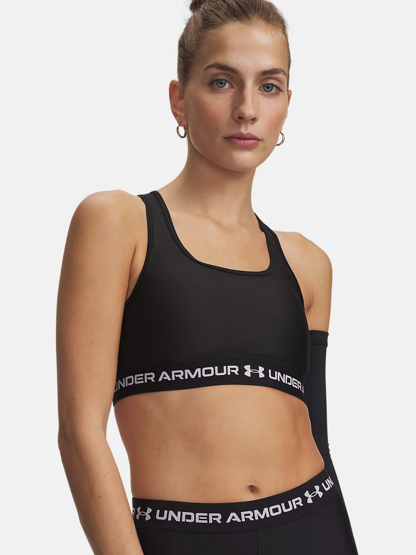 Under Armour Crossback Mid, reggiseno sportivo da Donna nero