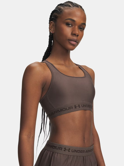 Under Armour Crossback Mid, reggiseno sportivo da Donna marrone