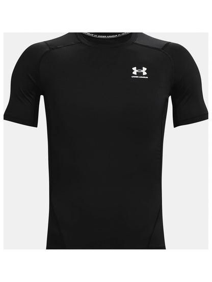 T-SHIRT ADERENTE UNDER ARMOUR DA UOMO NERO