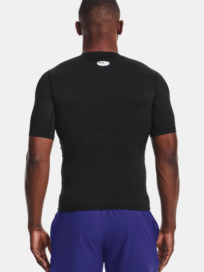 T-SHIRT ADERENTE UNDER ARMOUR DA UOMO NERO