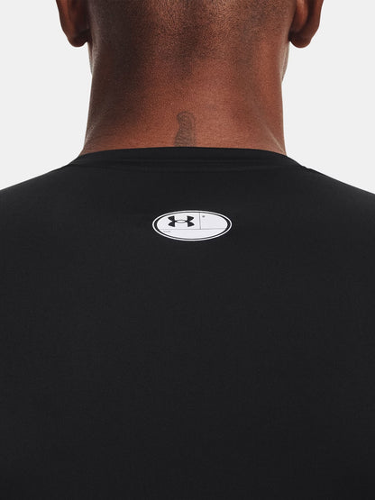T-SHIRT ADERENTE UNDER ARMOUR DA UOMO NERO