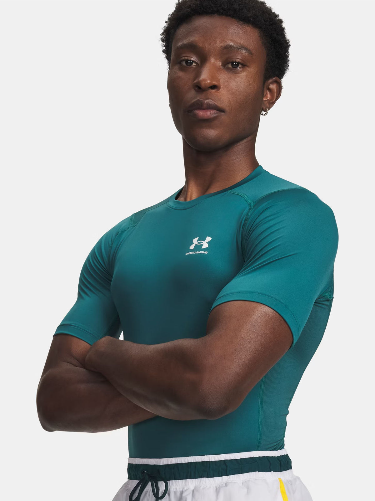 Under armour comp * t-shirt mm training da uomo petrolio