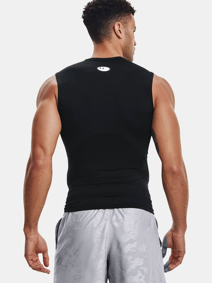 CANOTTA ADERENTE UNDER ARMOUR DA UOMO NERO