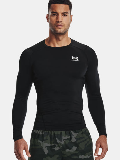 MAGLIA ADERENTE UNDER ARMOUR DA UOMO NERO