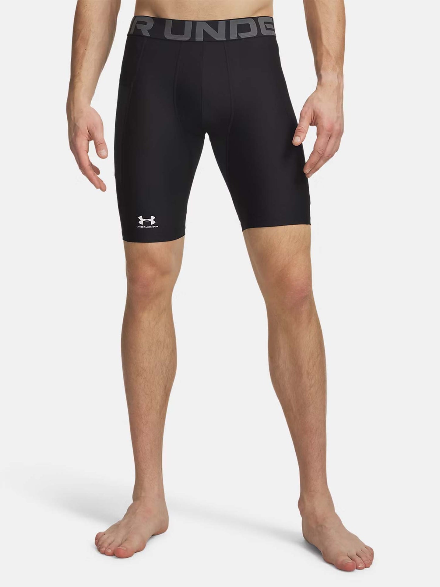 Under Armour HeatGear Pocket Long, bermuda da uomo nero