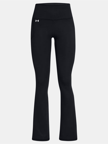 Pantaloni flare Motion di Under Armour neri donna per allenamento sportivo
