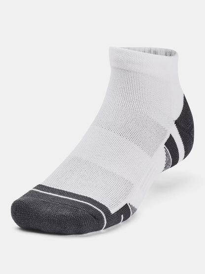 Under Armour Performance Tech, calzini unisex bianchi da sport