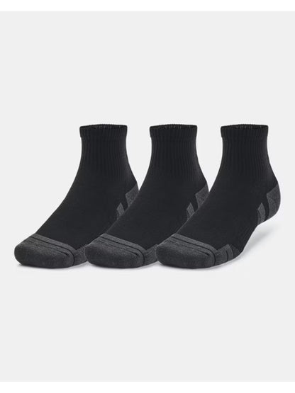 Calze sportive Performance Tech Quarter unisex in nero