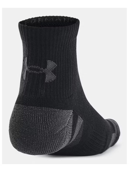 Calze sportive Performance Tech Quarter unisex in nero