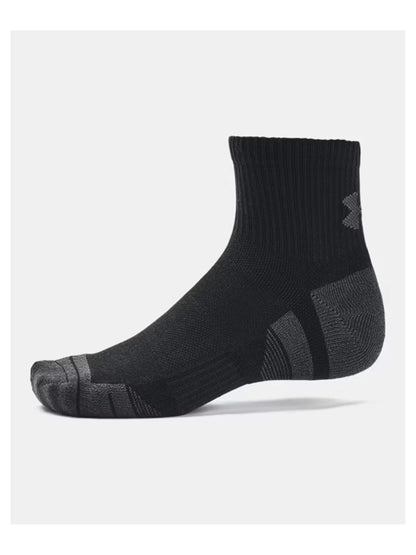 Calze sportive Performance Tech Quarter unisex in nero