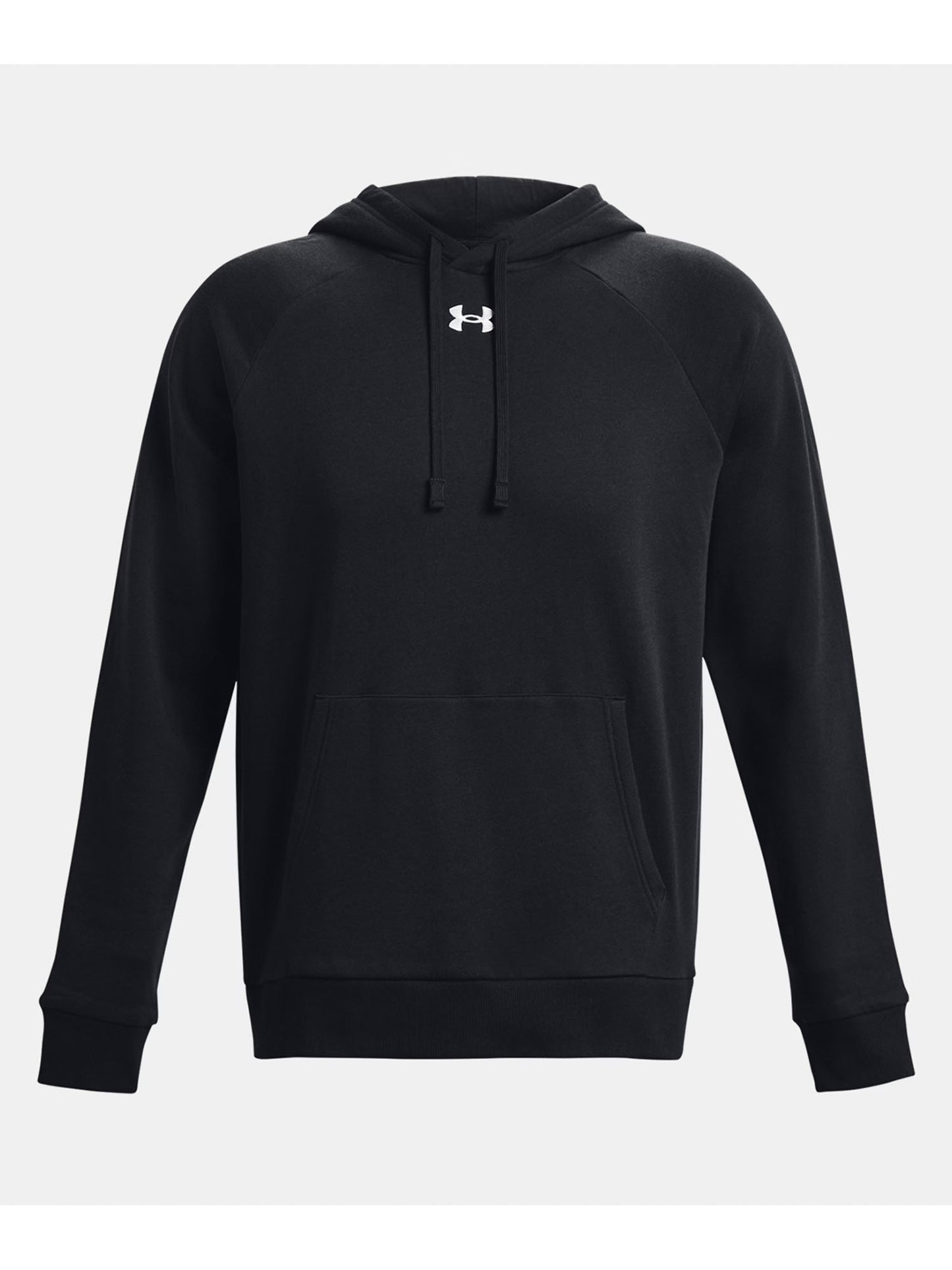 FELPA RIVAL CON CAPPUCCIO UNDER ARMOUR DA UOMO NERO