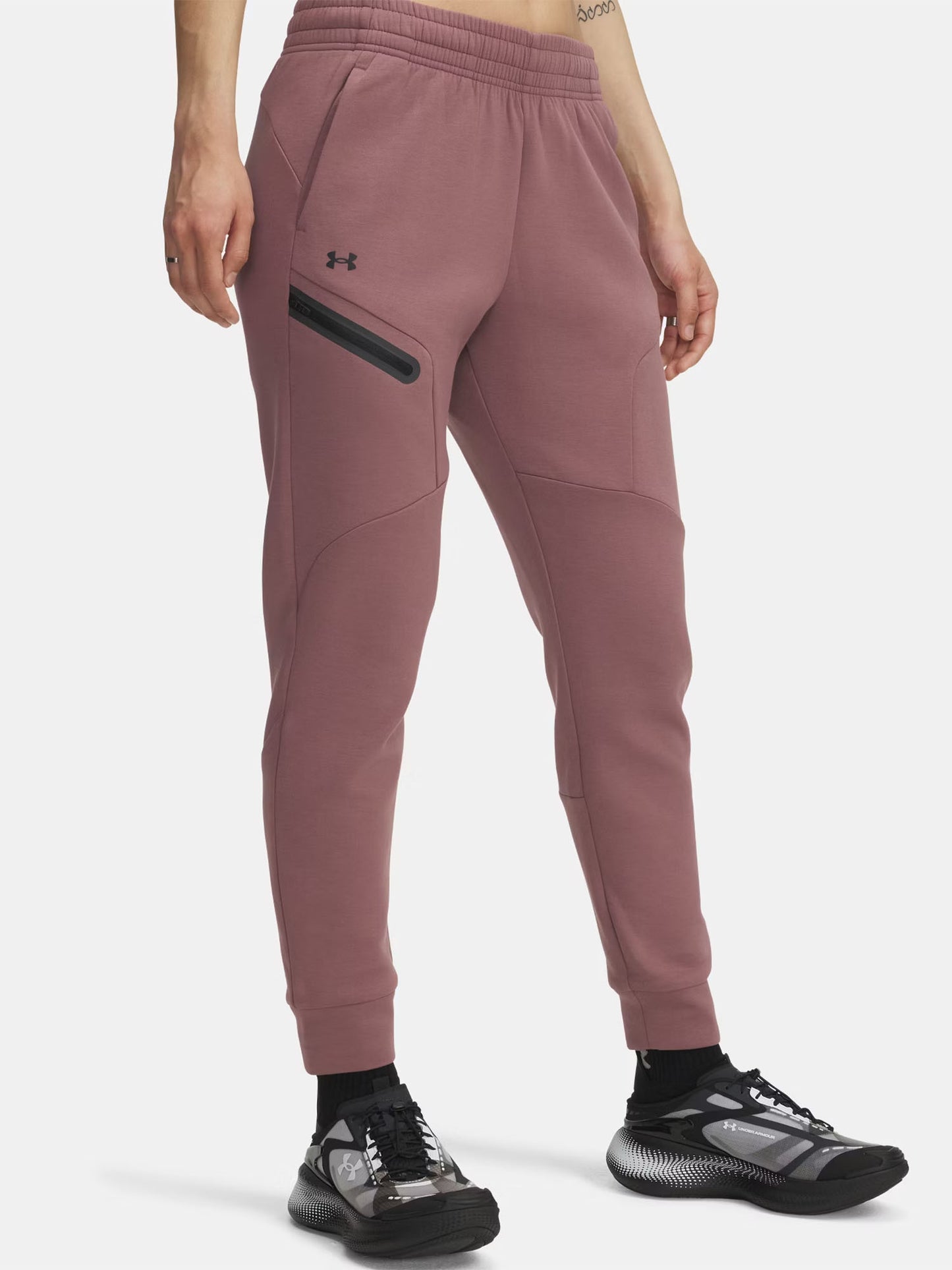 JOGGER UNSTOPPABLE UNDER ARMOUR DA DONNA PRUGNA
