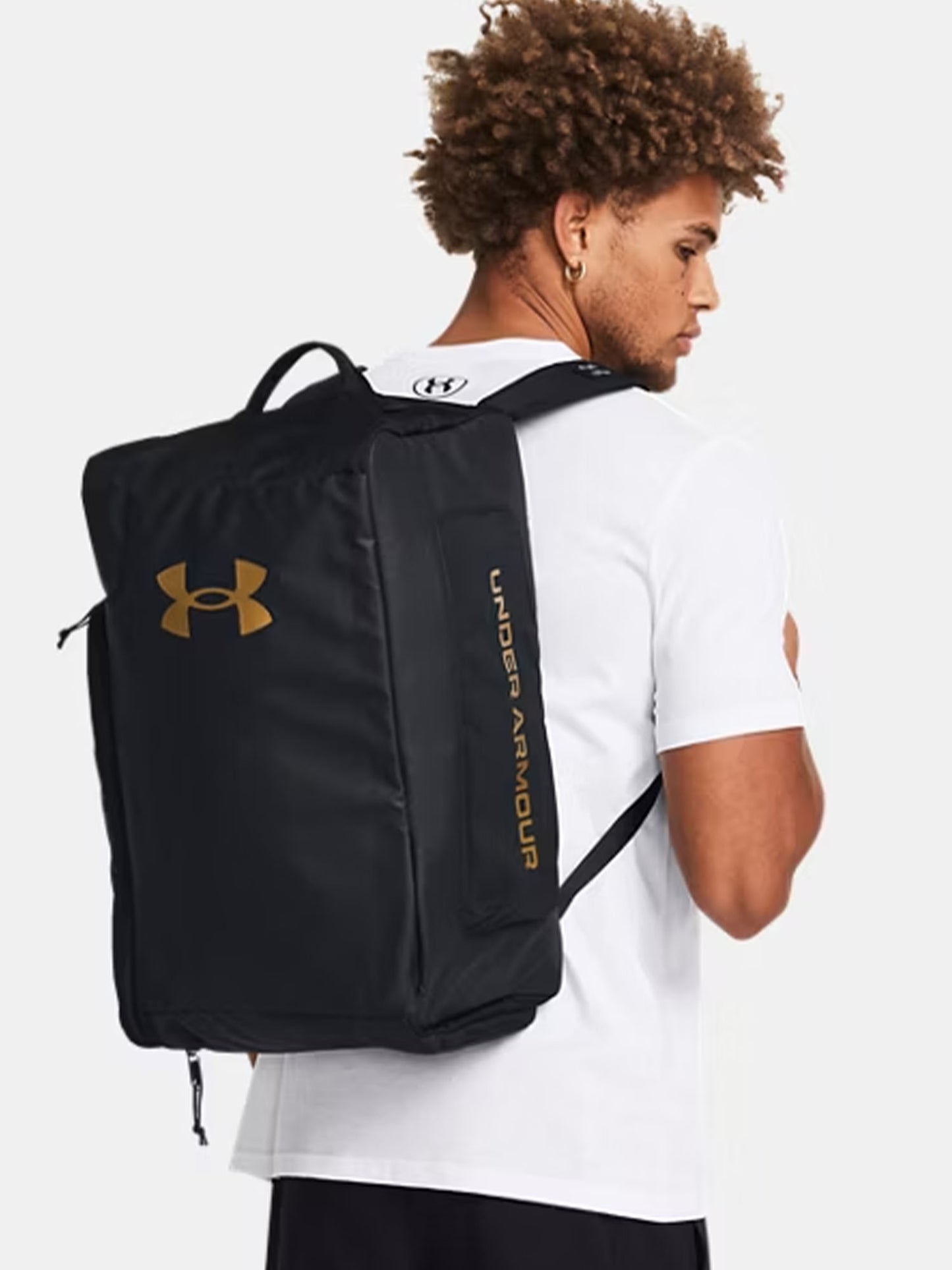 Under Armour Contain Duo Small, borsone zaino sportivo nero unisex