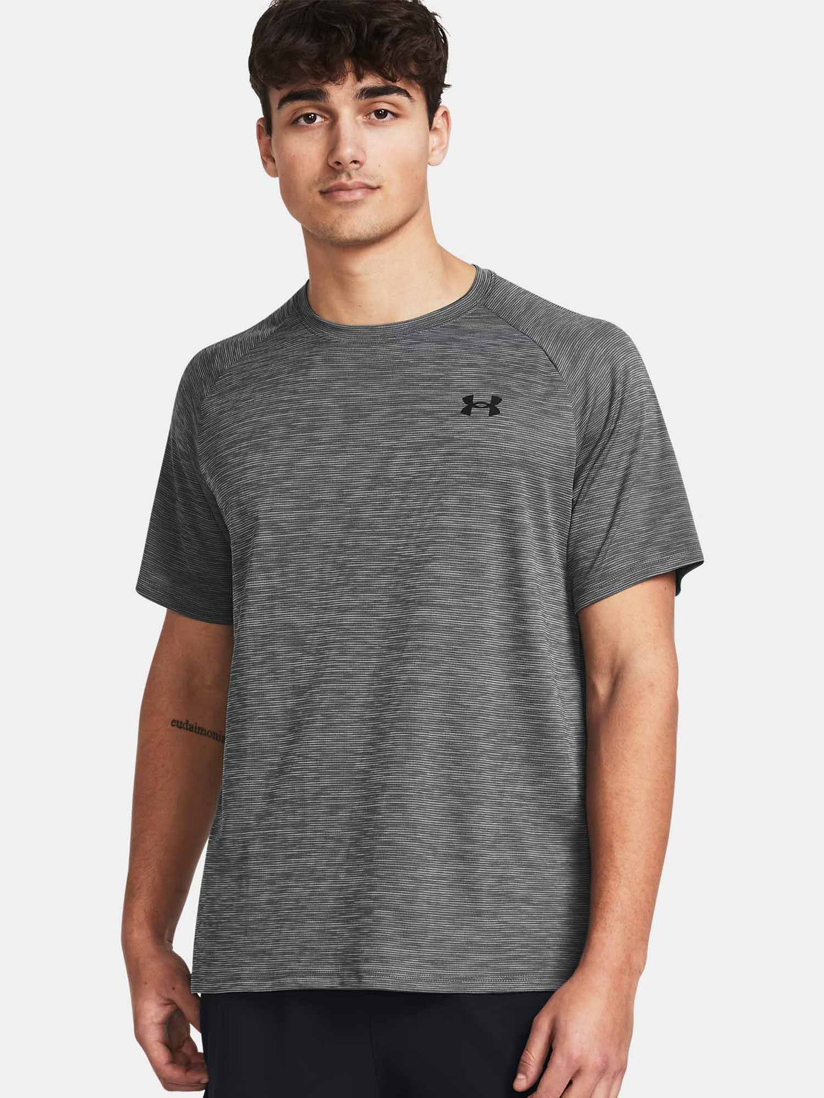 Under armour tech t-shirt mm training da uomo antracite