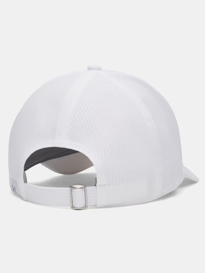 Under Armour ArmourVent, cappello unisex sportivo bianco a profilo basso