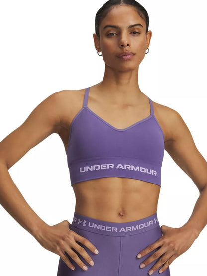 Canotta sportiva Under Armour Vanish Seamless leggera viola donna
