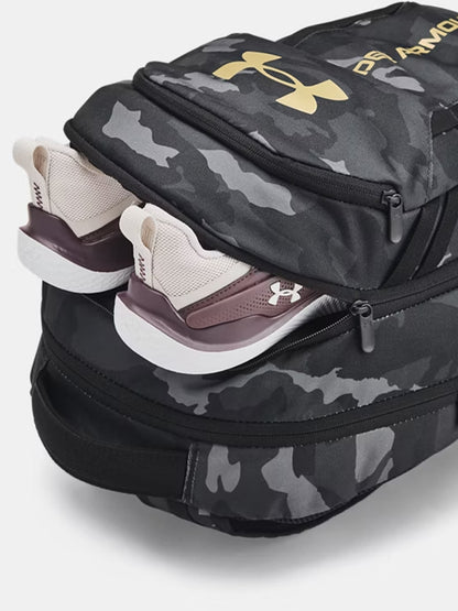 ZAINO HUSTLE UNDER ARMOUR UNISEX NERO ORO