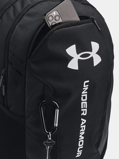 Zaino Hustle 6.0 di Under Armour unisex adulto nero resistente e funzionale