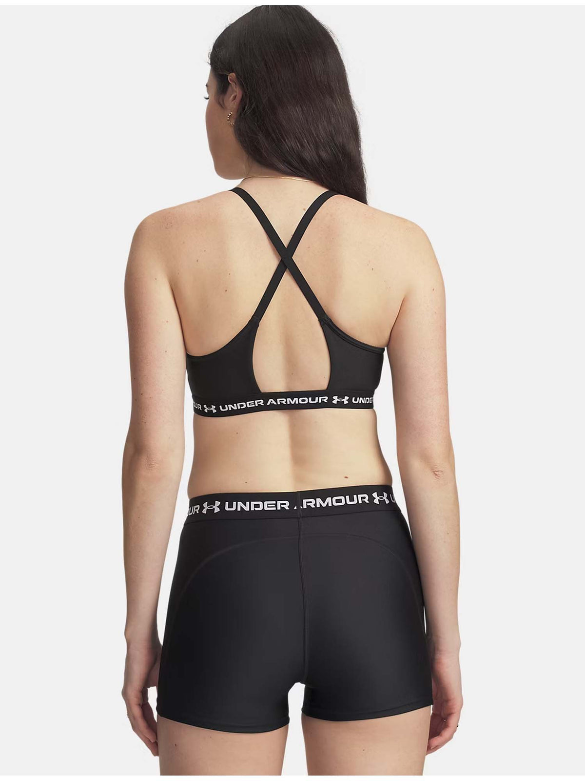 Under Armour Crossback Low, reggiseno sportivo da donna nero
