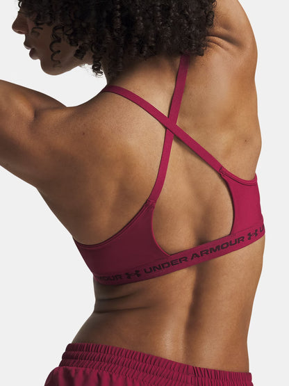 Under Armour Crossback Low, reggiseno sportivo da donna bordeaux